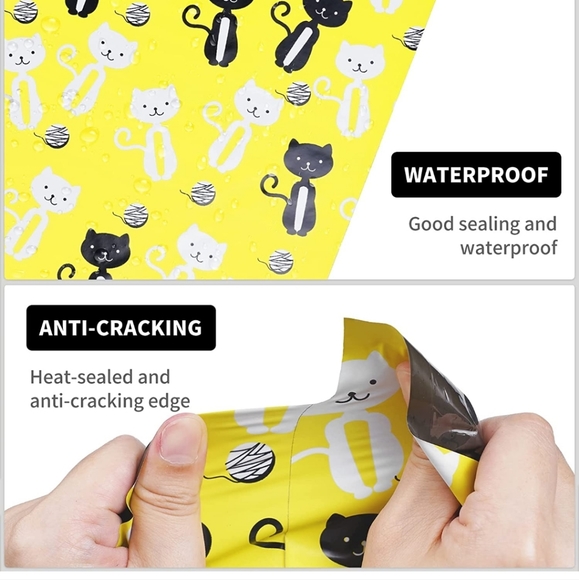 15 Polymailers 10x13 Super Cute Kitty Cats - Picture 3 of 4